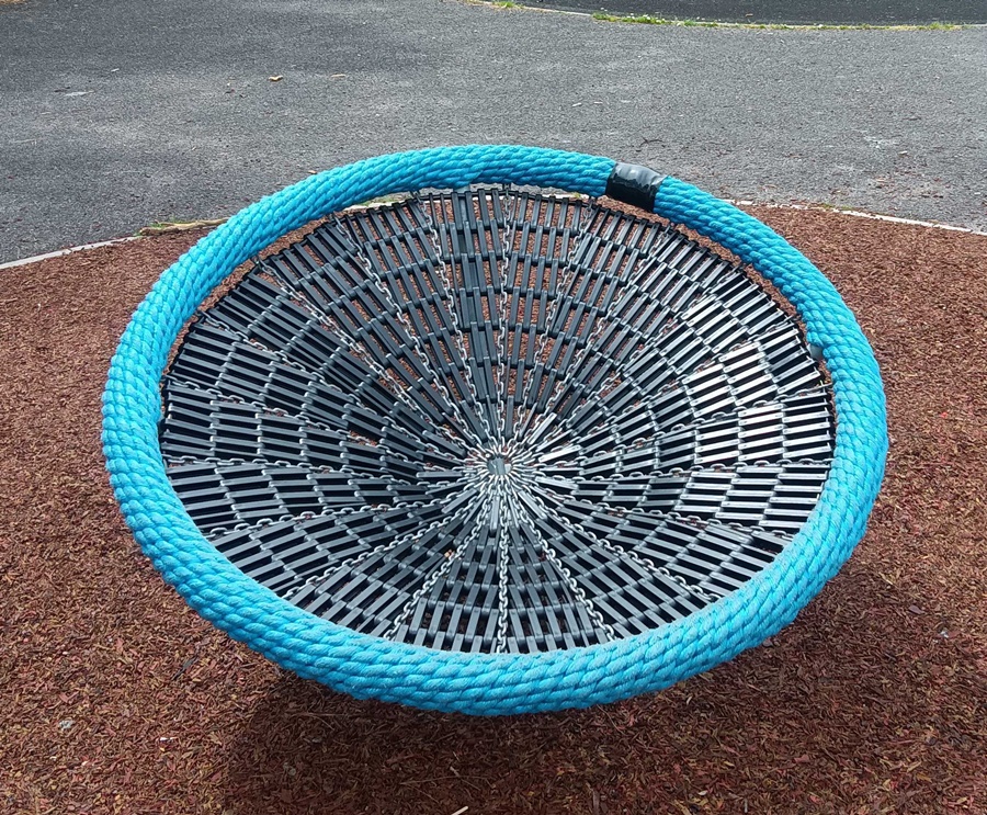 New spinning basket at Moordown Rec - finally!