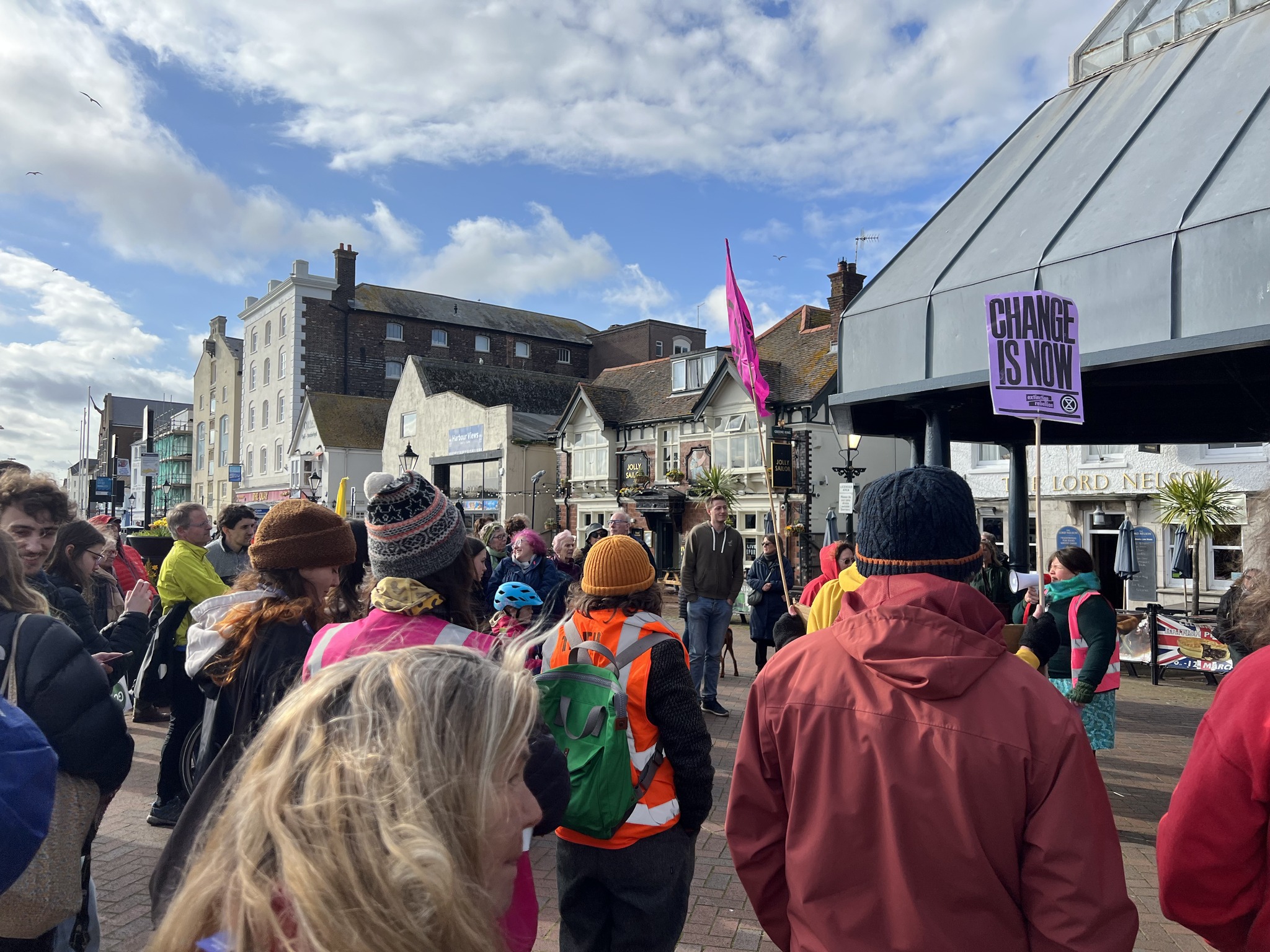 Poole Quay protest