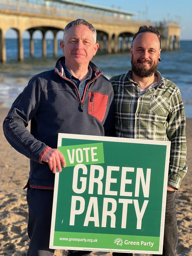 Councillor Simon Bull and Councillor Chris Rigby - Green candidates for Winton East 2023