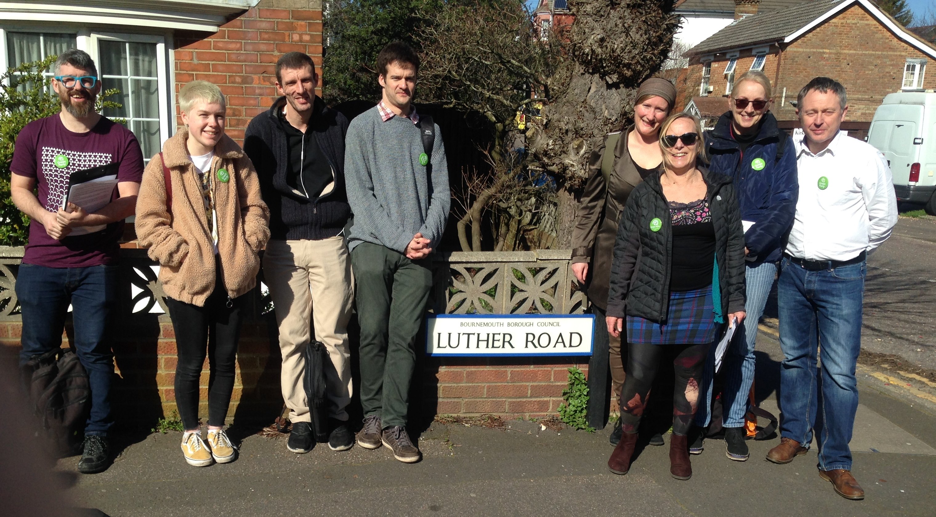 A local Green Party action day, in Winton East