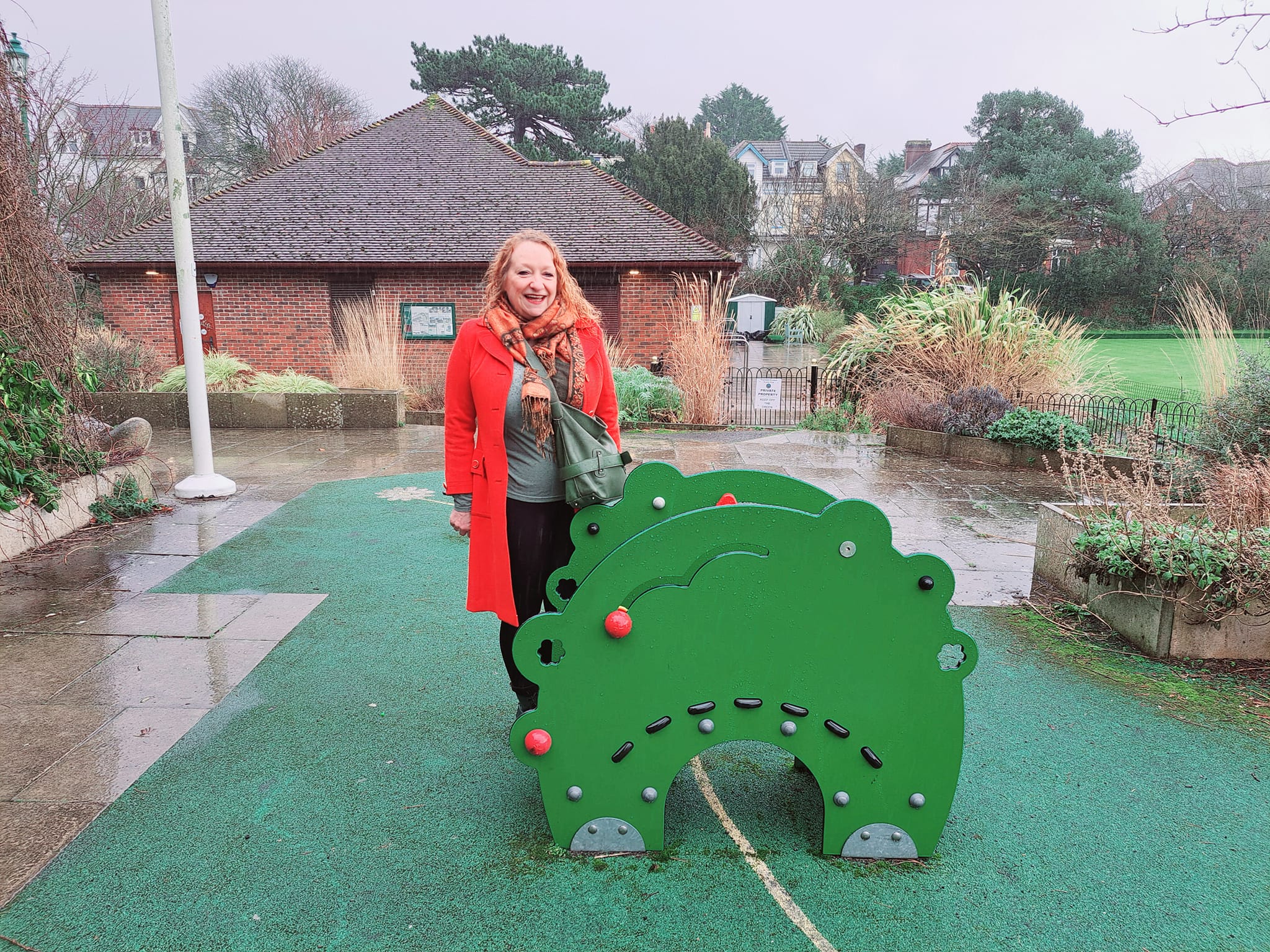 Councillor Sara Armstrong at Knvveton Gardens